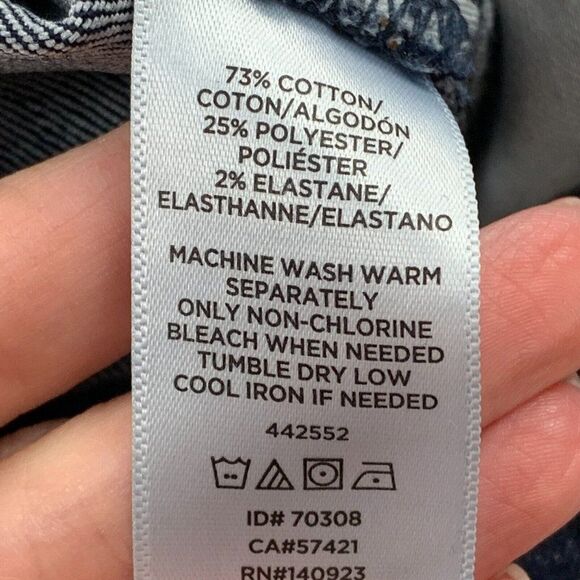 LOFT Jeans 26 / 2 Skinny Dark Wash Inseam 28.5" - Picture 9 of 9